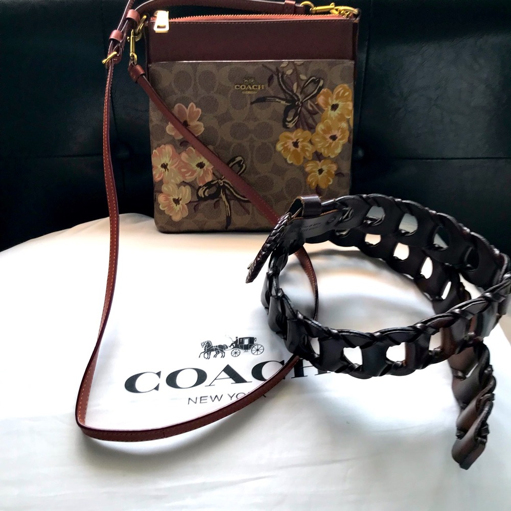 Lether belt, new size 8 brown red, very nice 🌷